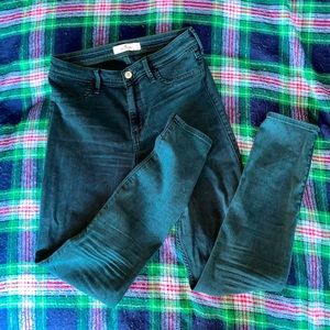 Hollister Dark Green Jeggings